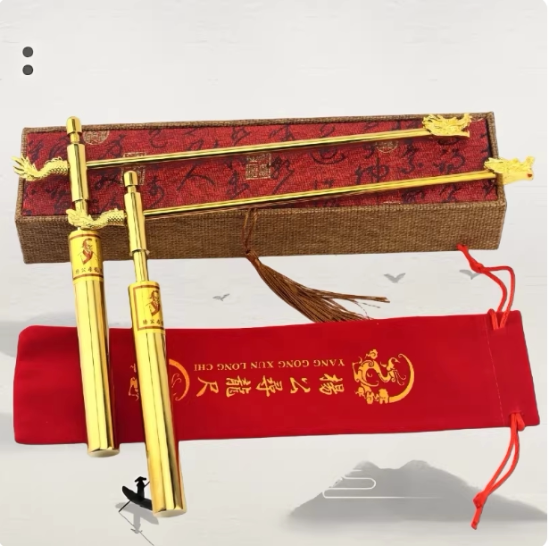 杨公寻龙尺可拆卸高精度探测棒水脉仪高敏度探测棒地灵尺黄铜