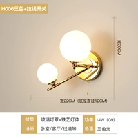 【G9】Золотая двойная головка H006 поставляется в трех цветах + шнурок.