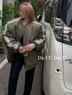 2025秋冬季新款韩国东大门大版宽松加厚棒球保暖棉服外套帅气女