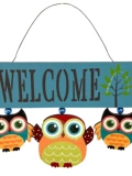 Creative Fresh Owl приветствует в списке в отделении дома квартир отель отель кафе, украшение стены, детский подарок