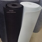 特价 针棉无纺布纯黑色白色不织布化纤毛毡摄影背景绣花底布
