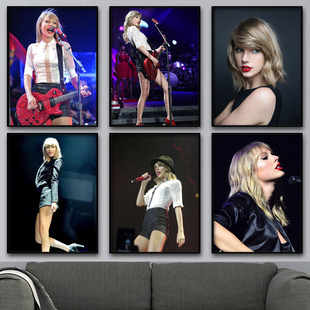 泰勒斯威夫特海报挂画酒吧装饰画明星TaylorSwift霉霉宿卧室壁画