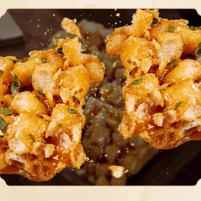 玛琪酥脆老式葱香原味沙琪玛