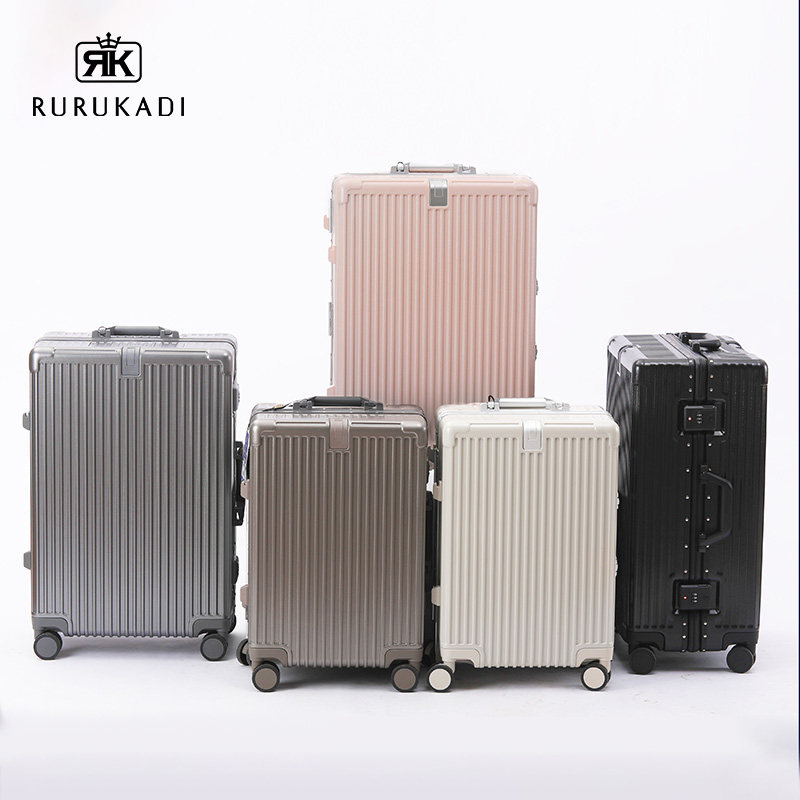 RURUKADI/璐璐凯帝2026新款行李箱拉杆箱铝框旅行登机箱20寸箱子