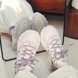 潮流防滑耐磨低帮生活休闲鞋 青春时尚 5女鞋 FILA斐乐FLUID5猫爪鞋