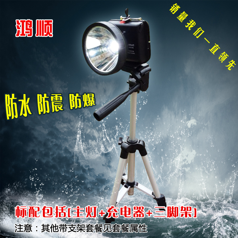 鸿顺45w带支架插地神器夜钓灯