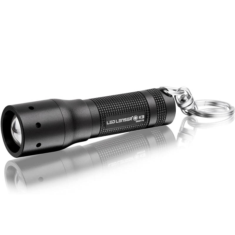 正品德国LED LENSER K3 8313莱德雷神 可调焦锁匙扣 LED 小手电筒 户外/登山/野营/旅行用品 手电筒 原图主图