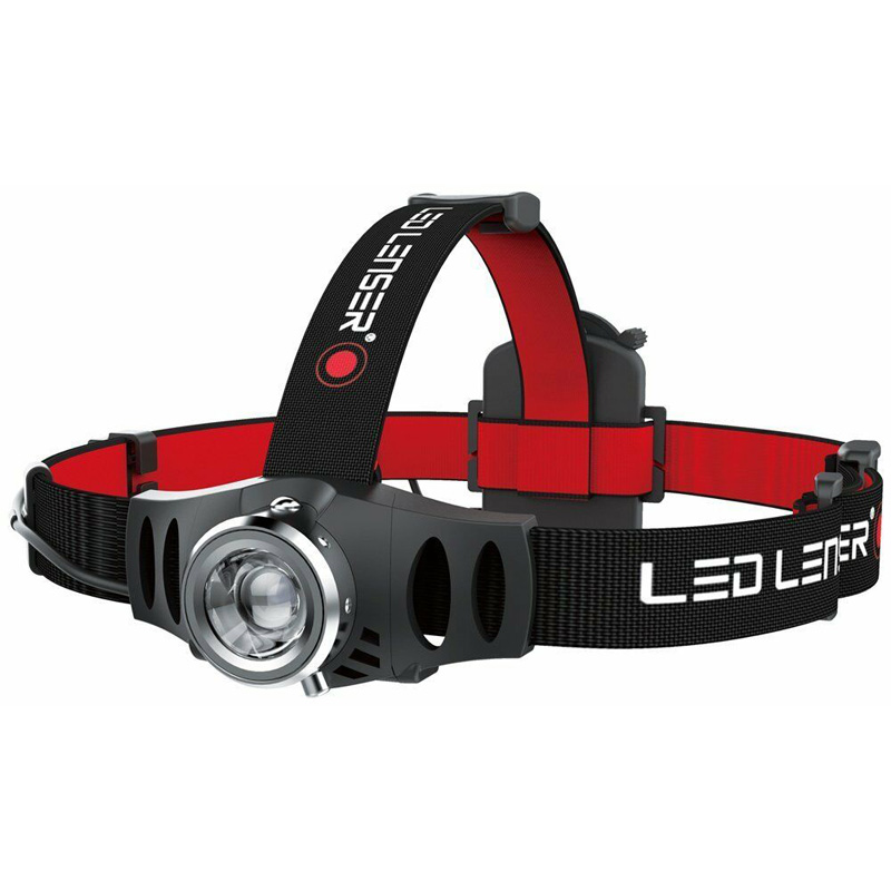 LEDLENSER H6莱德雷神防水变焦无级调光7号电池钓鱼探洞强光头灯-封面