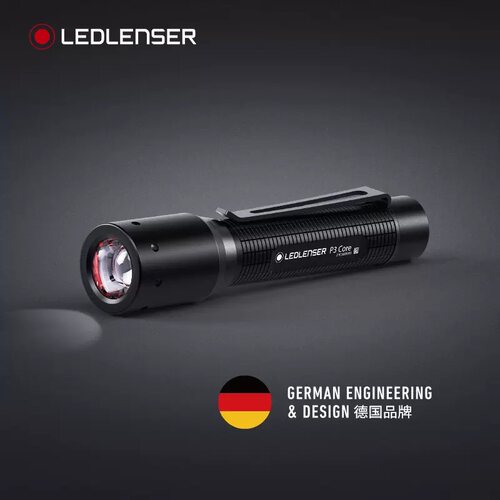 LEDLENSER莱德雷神 P3 CORE小型迷你便携应急AAA家用户外手电防水