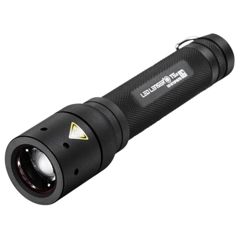 LED LENSER莱德雷神T5.2强光远射可变焦户外探照灯防水应急手电筒