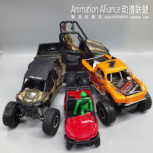 正版散货 四驱攀爬越野车玩具 合金减震沙滩车玩具模型 桌面摆件