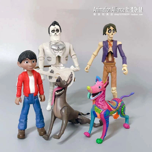 正版散货 寻梦环游记但丁狗长舌狗 迪士尼皮克斯可动人偶手办玩偶