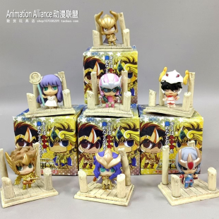 正版 黄金圣斗士星矢手办蚊香眼公仔 黄金十二gong 手办摆件 散货