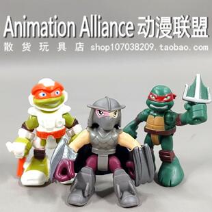 正版散货Q版忍者神龟师傅斯普林特反派斯雷德手办模型公仔玩具