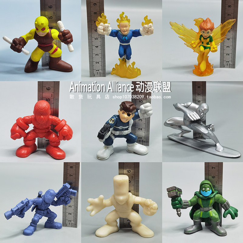 正版散货 Q版超级英雄小队 漫画英雄 星球大战 公仔人偶桌面摆件
