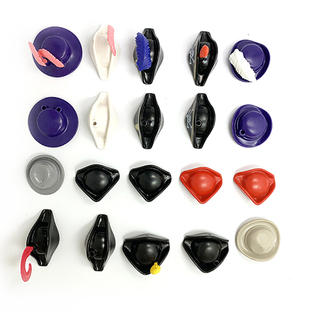 德国Playmobil百乐宝 摩比世界摩比人偶公仔  羽毛 帽子 配件大全