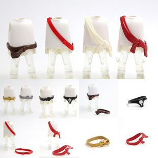 德国Playmobil百乐宝 摩比世界摩比人偶公仔腰带胡须耳环配件