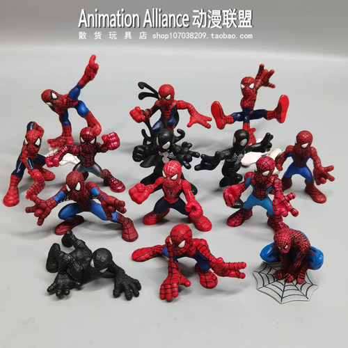 迷你Q版蜘蛛侠手办人偶公仔