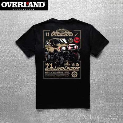 Overland青年机车t恤短袖