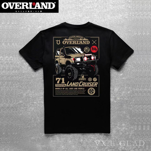 Overland青年机车t恤短袖