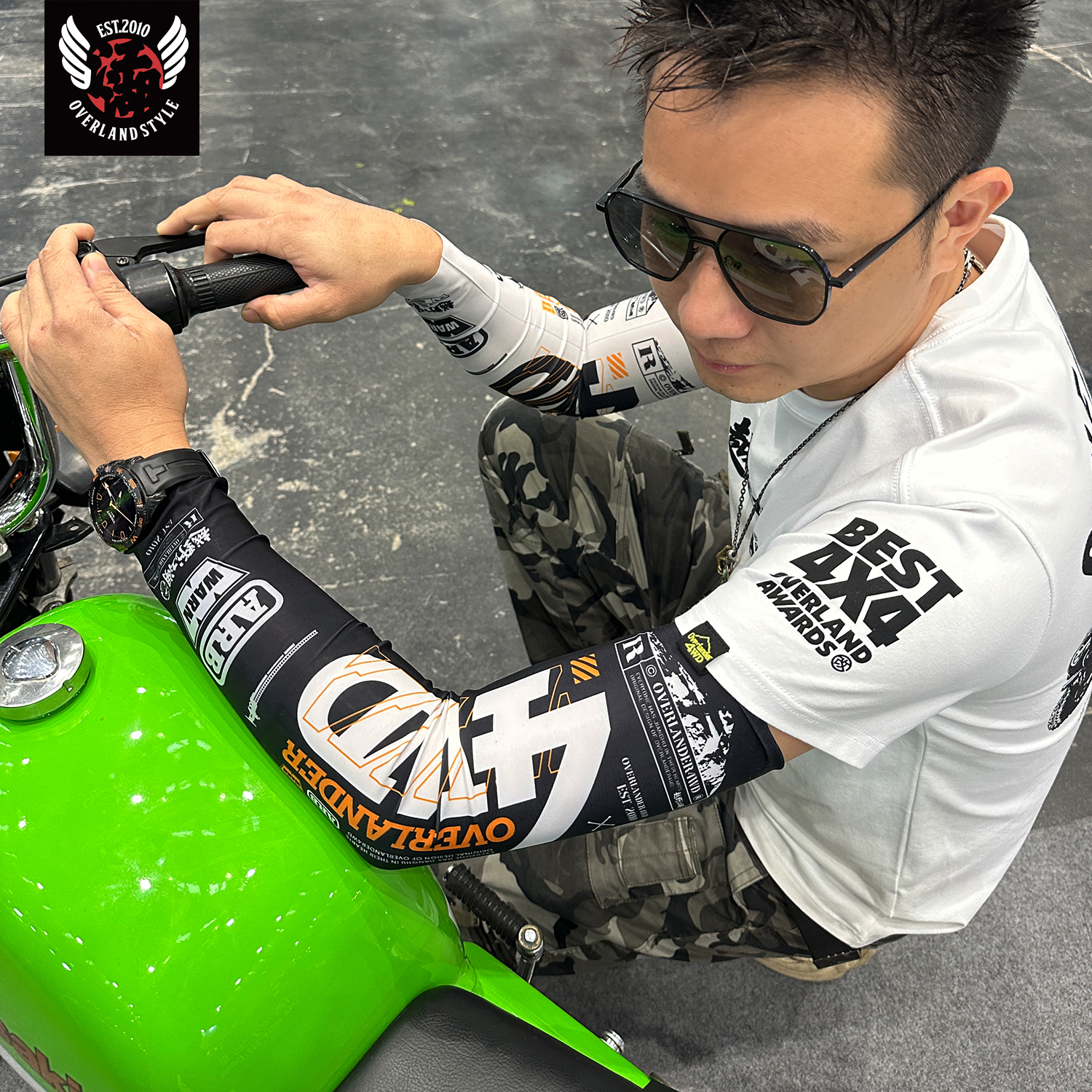 户外运动骑行防晒袖套透气