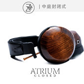 中庭封闭式 Closed 耳机 HIFI发烧头戴式 生物振膜 ZMF 木碗 Atrium