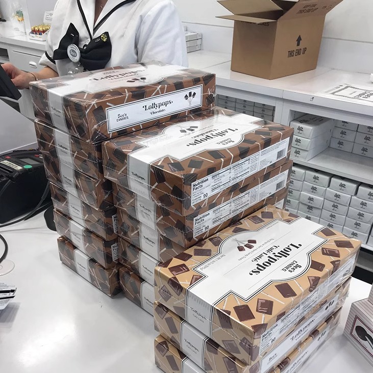 棒棒糖巧克力喜诗美国零食礼物
