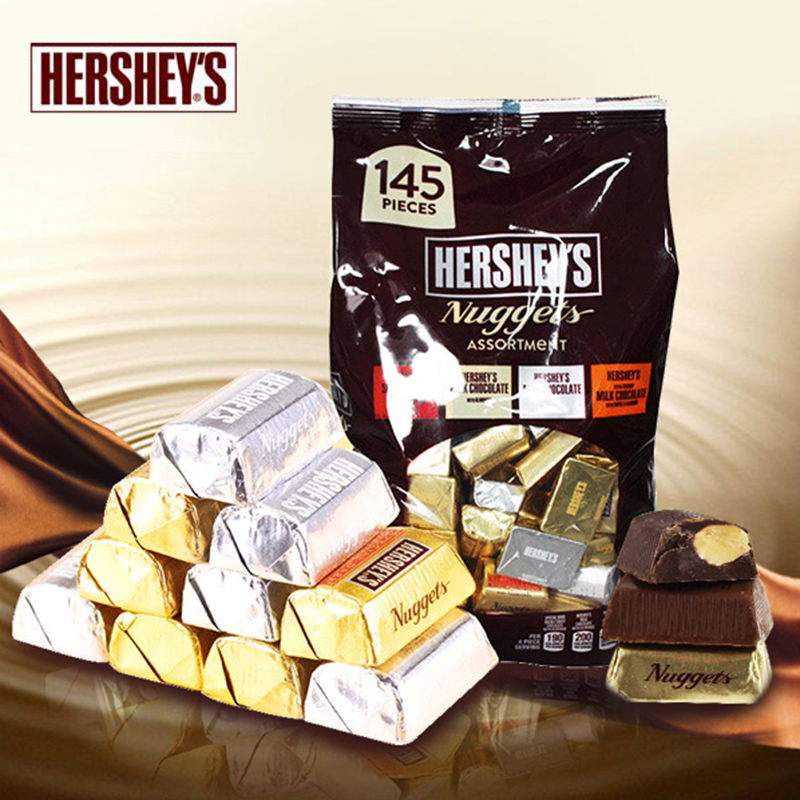 ÃÀ¹ú½ø¿ÚHERSHEYSºÃʱÇÉ¿ËÁ¦½ðÒø×©1.47kgËÄ¿Úζ»ìװϲÌǰüÓÊ