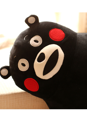 可爱熊本熊公仔女生睡觉抱枕呆萌黑熊布娃娃毛绒玩具闺蜜生日礼物