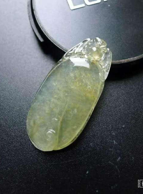 天然玉石挂饰福瓜翡翠A货吊坠