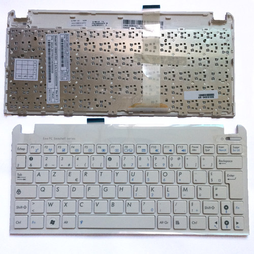 全新华硕ASUS EeePC1015 1015P 1015PE 1011PX白色笔记本键盘法文