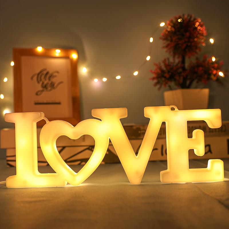 喜鹰浪漫立体love字母灯牌
