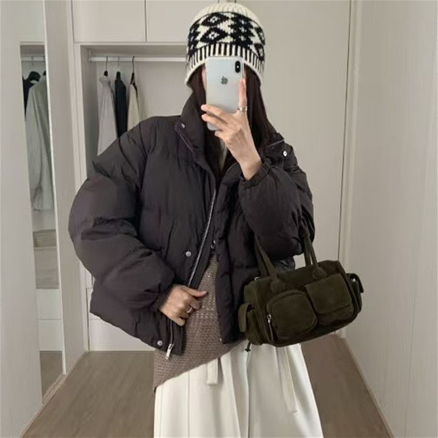 云朵泡芙羽绒服女短款2025冬季新款宽松立领加厚保暖小个子外套潮,女装/女士精品,羽绒服,淘宝优惠券,粉丝福利购,淘宝优惠卷