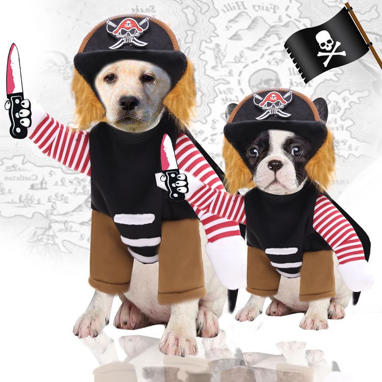 热卖大狗狗衣服猫咪宠物用品骑马装圣诞老人狗衣服搞怪猫万圣节