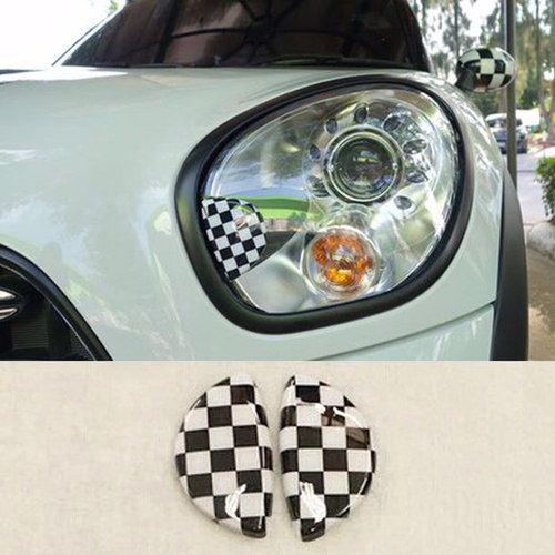 迷你MINI COOPER R55 R56 R60 大灯喷水嘴装饰盖 氙气大灯清洗盖