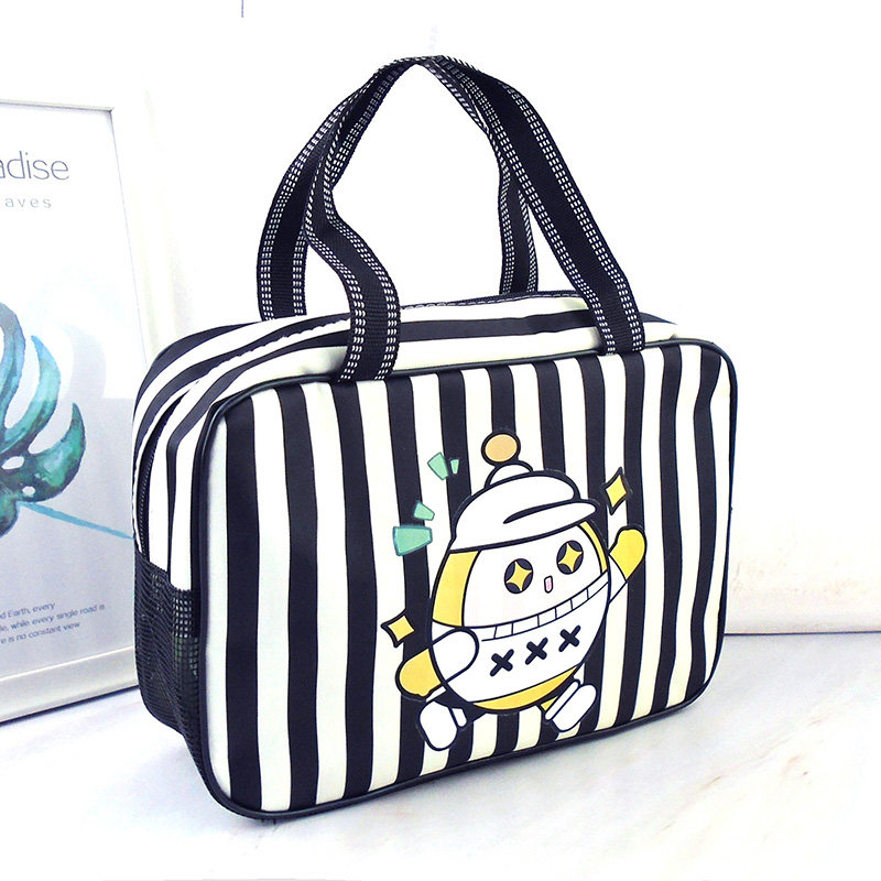 洗漱包大容量女手提旅游化妆收纳包便携浴兜包男士健身游泳洗澡包