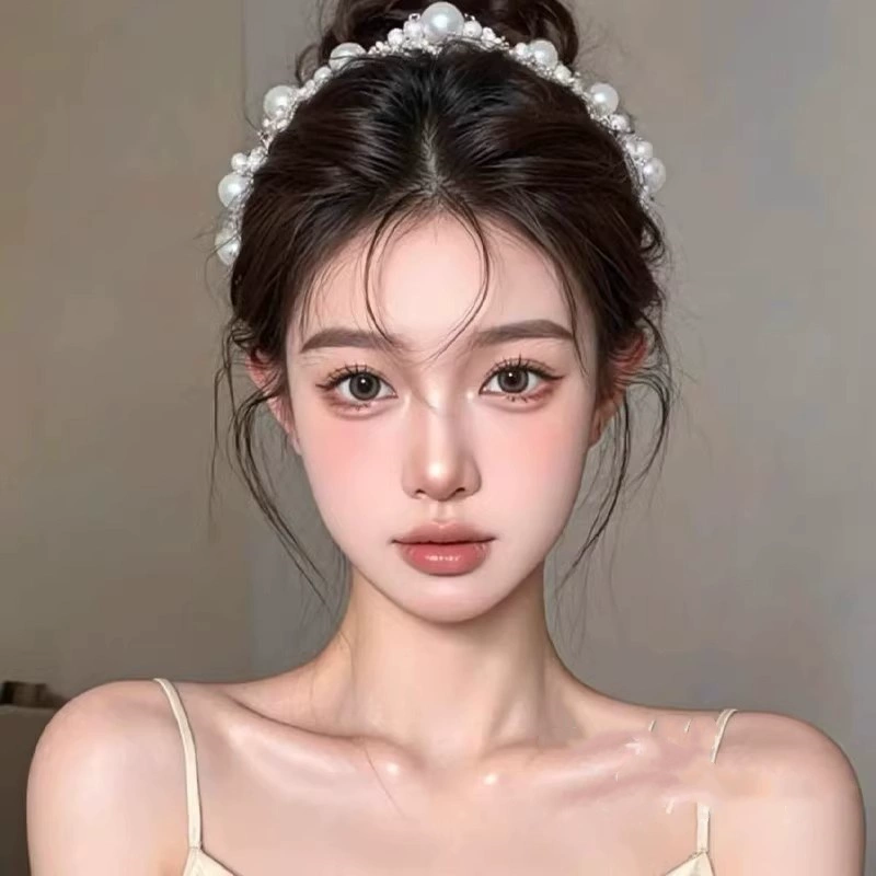 超仙法式仿珍珠发箍森系甜美ins风小众气质时尚发卡外出高级发饰