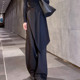 子小众设计感阔腿女裤 今年流行爆款 新款 假两件裤 裙裤 一体2023春季