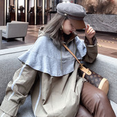 甜酷外套小众欧货炸街网红假两件宽松显瘦2025秋季 新款 拼接上衣潮