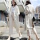 棉麻风衣女中长款 外衣亚麻外套欧货 宽松百搭薄款 韩版 春夏2025新款