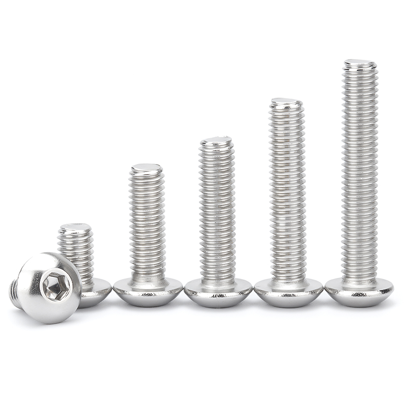 304不锈钢扁头内六角螺丝