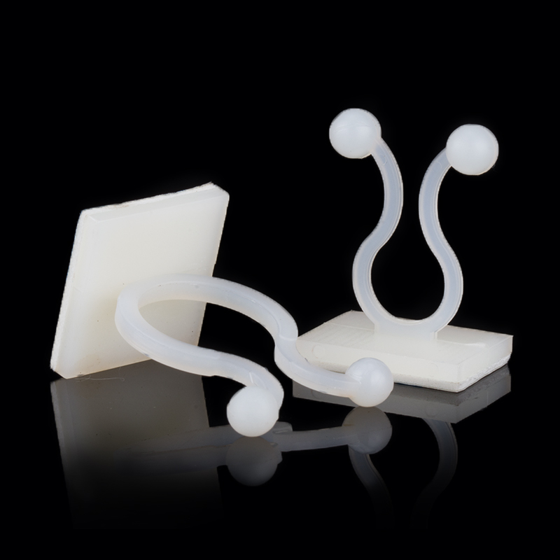 粘贴扭线环电线理线神器束线夹绿萝爬墙固定器自粘式线卡卡扣座KL