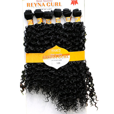 非洲卷高温丝Brazilian长卷发帘欧美water kinky hair extensions