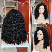 bob 一档假发真人发波波头sdd wig lace frontal jerry curly13x4