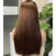 Double 时尚 Drawn 女士假发套13 个性 假发齐刘海长直发中长款