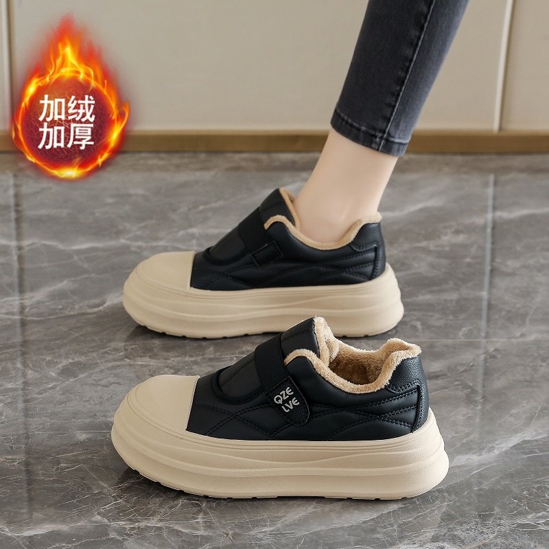 魔术贴运动板鞋女2025冬季新款加绒保暖不累脚软底孕妇二棉鞋爆款,女鞋,休闲板鞋,淘宝优惠券,粉丝福利购,淘宝优惠卷