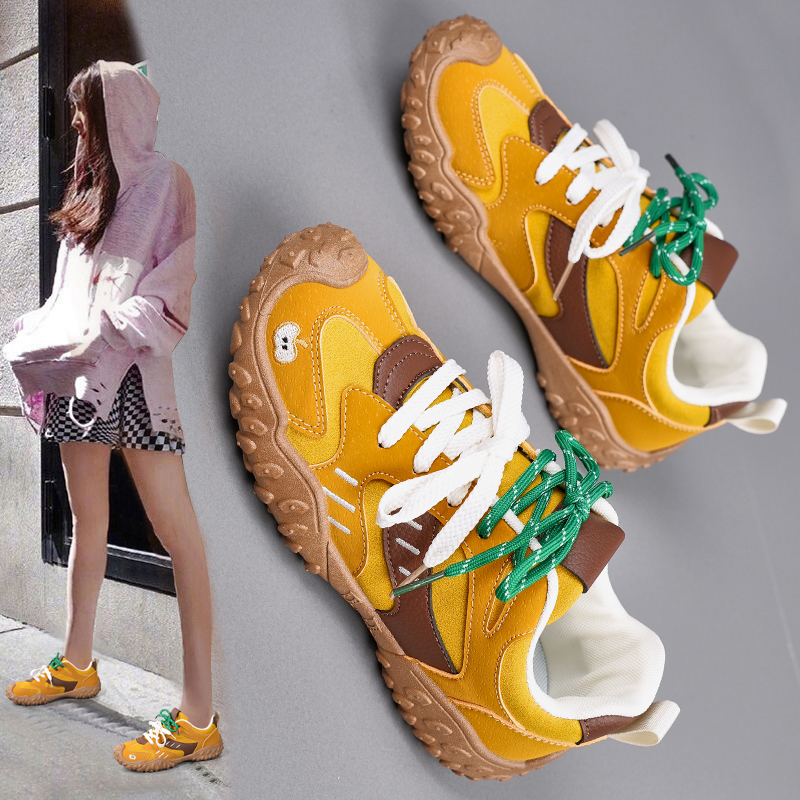 学生轻便软底德训鞋女2025新款爆款秋季百搭运动休闲鞋阿甘鞋