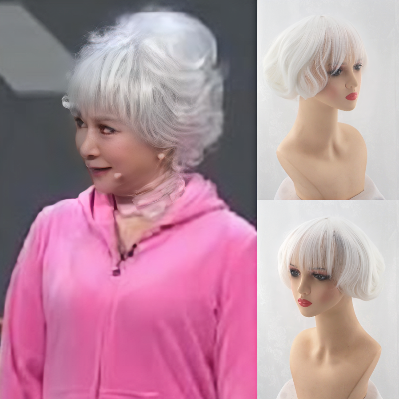 老头老爷爷老奶奶表演假发小品学车潘长江模仿蔡明模仿表演道具