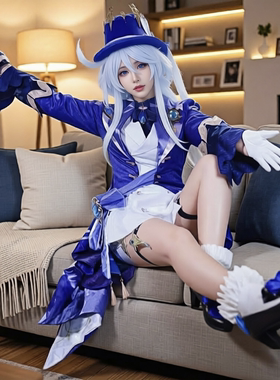 水神芙卡洛斯cos服原神芙宁娜cos服装二次元动漫衣服服装全套女