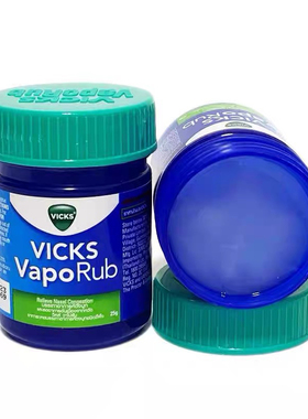 泰国代购Vicks VapoRub婴幼儿童宝宝通鼻舒缓膏25g缓解咳嗽